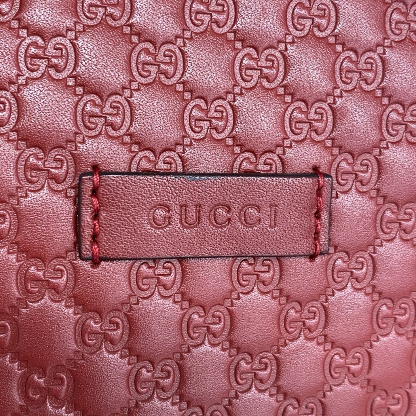Gucci Red Color Leather Handbag
