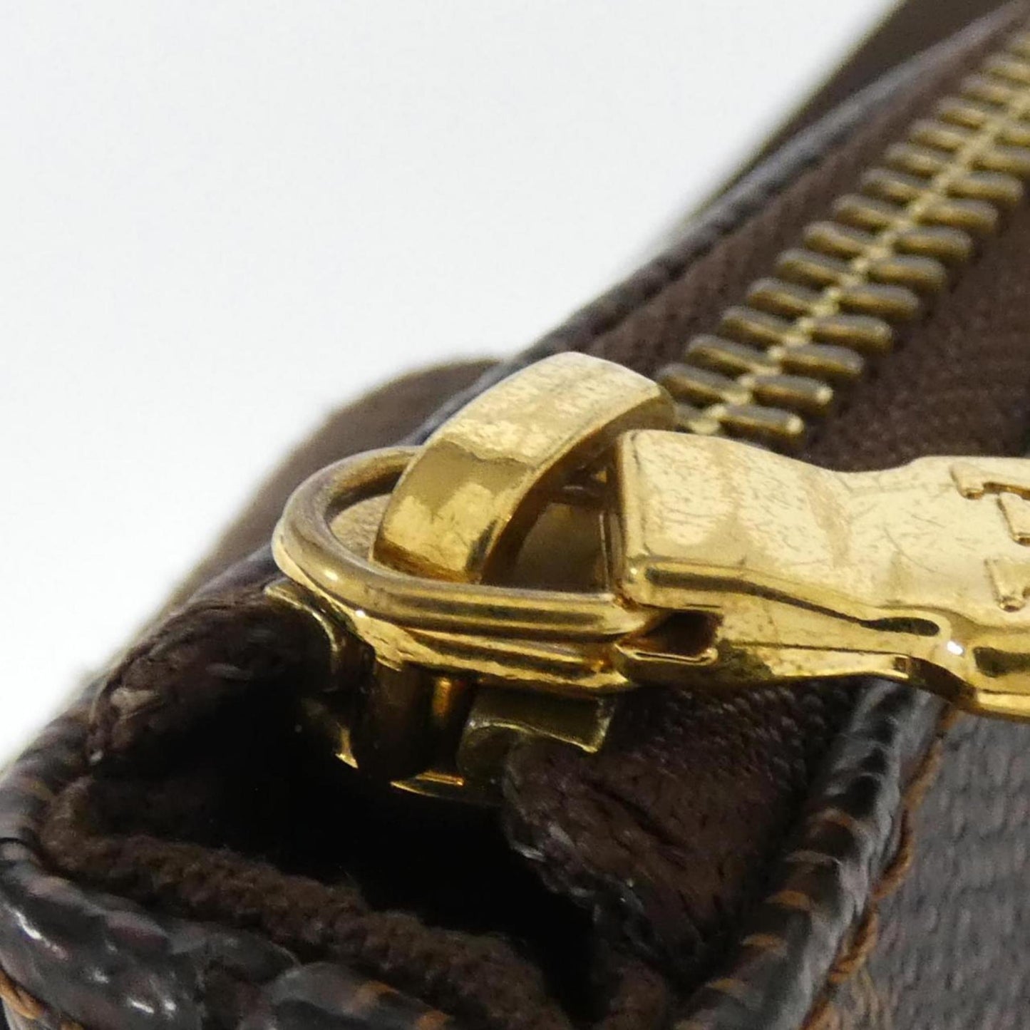 Louis Vuitton Ebene Coated Canvas Pochette Shoulder Bag
