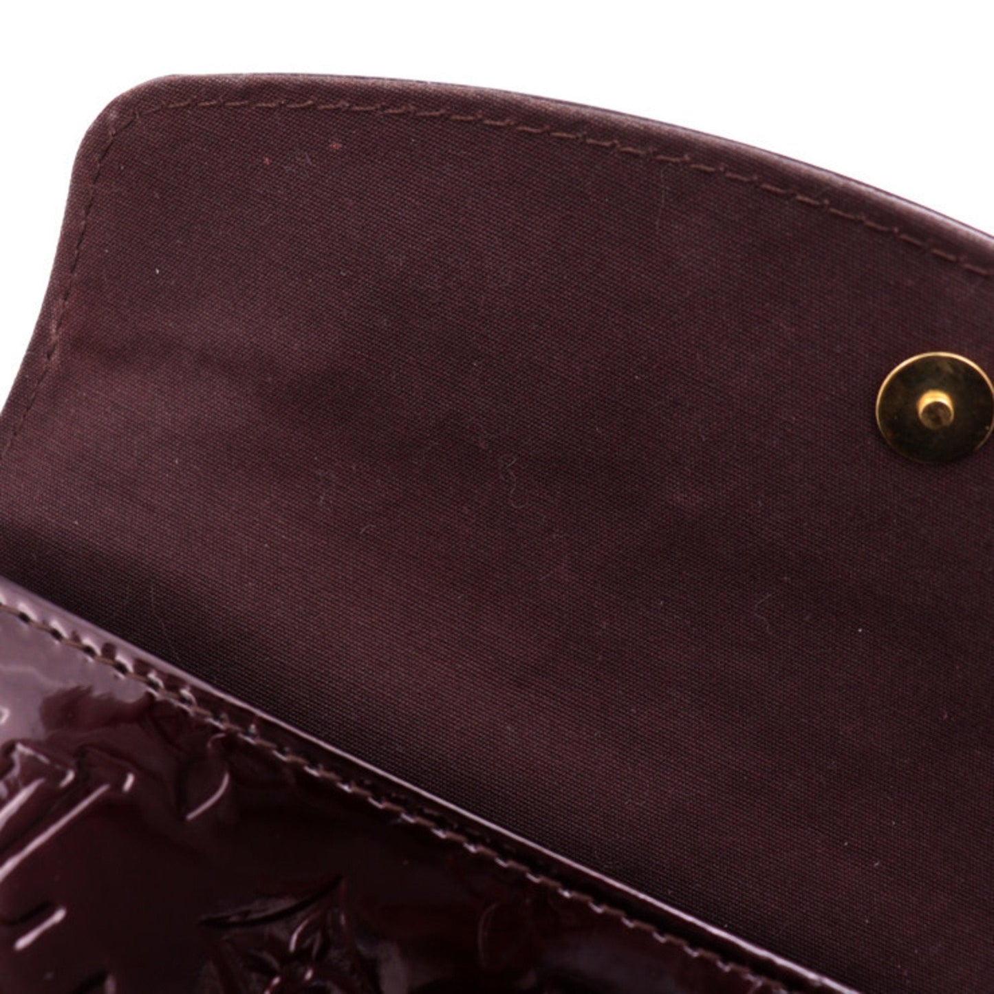 Louis Vuitton Amarante Monogram Vernis Clutch Bag Handbag Pouch Shoulder Bag