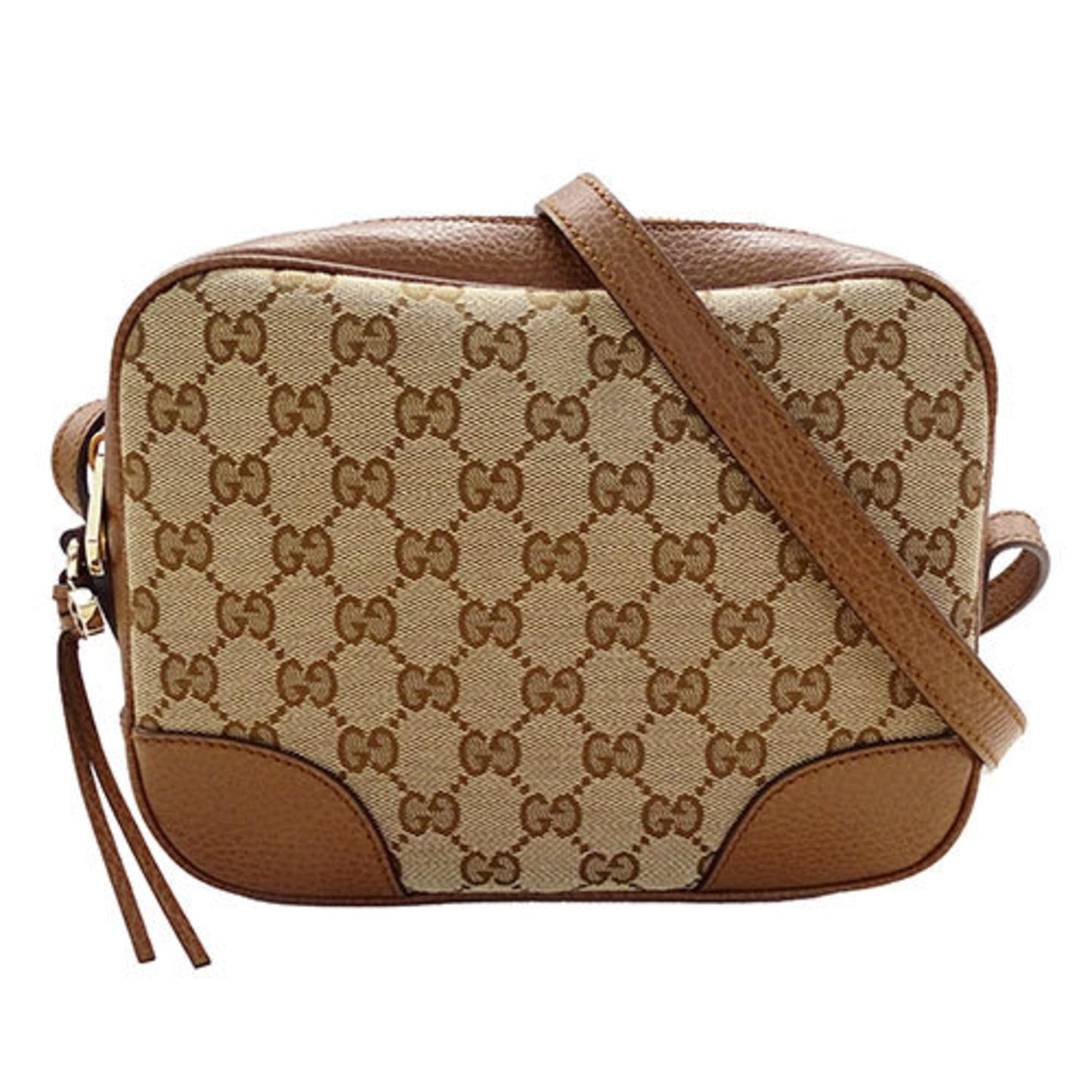 Gucci Brown Gg Canvas Shoulder Bag ()