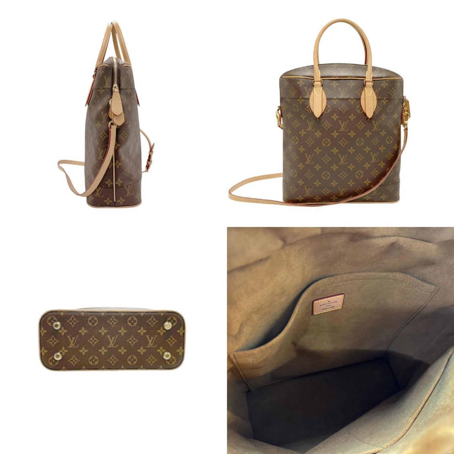 Louis Vuitton Brown Monogram Canvas Shoulder Bag