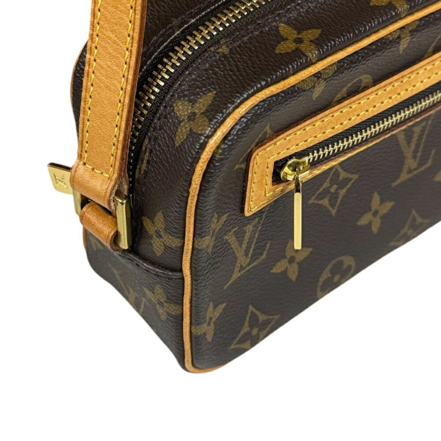 Louis Vuitton Brown Monogram Canvas Shoulder Bag