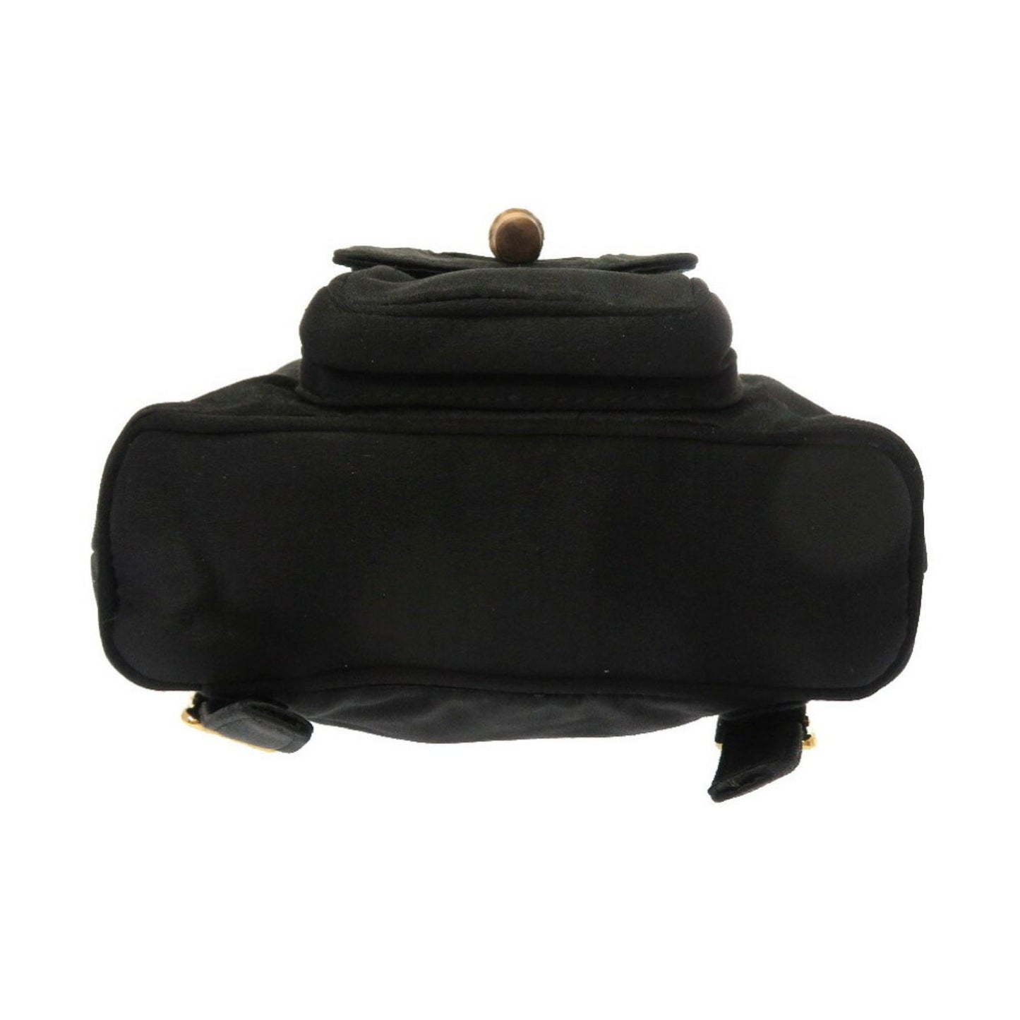 Gucci Black Bamboo Satin Backpack