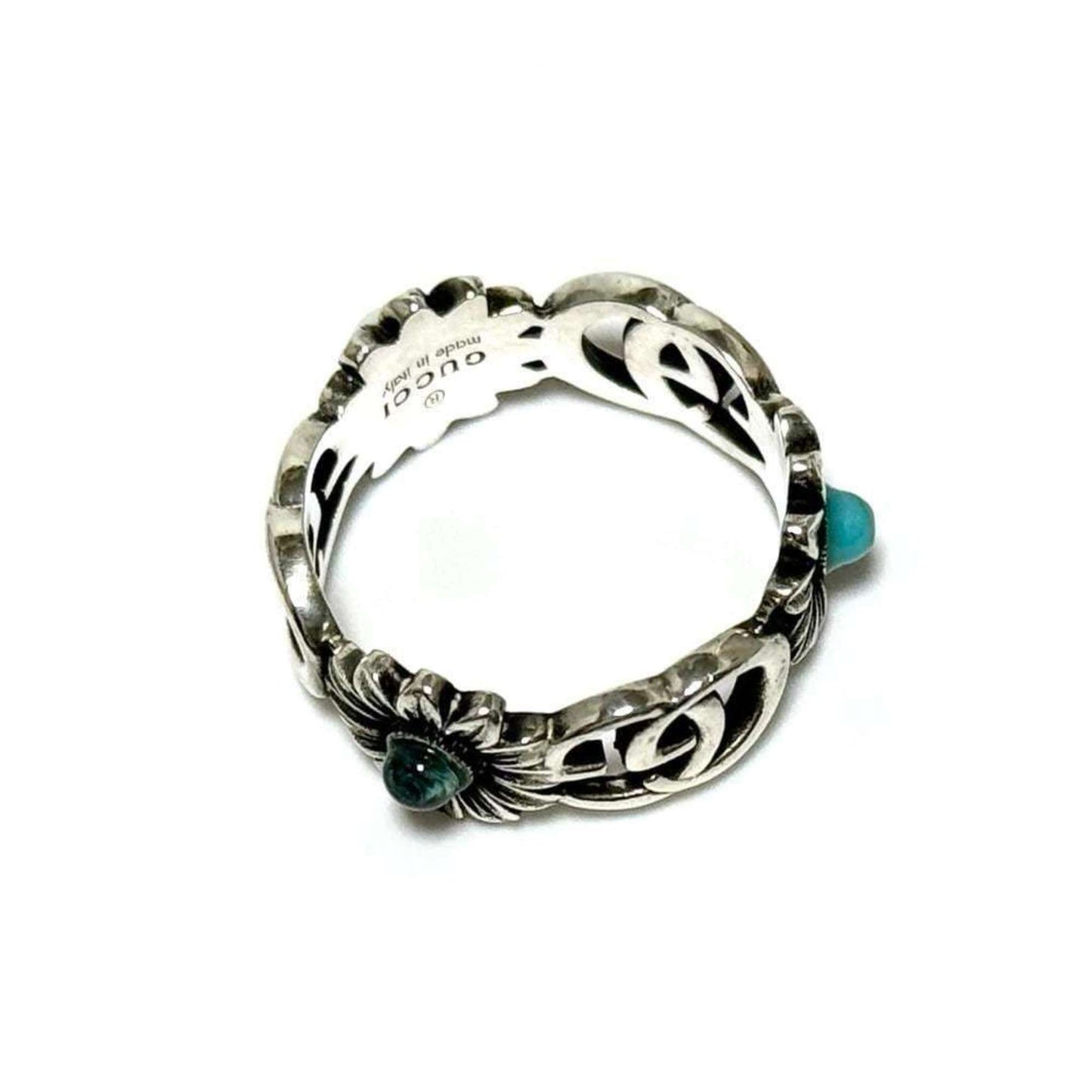 Gucci Silver Resin Silver 925 Band Ring