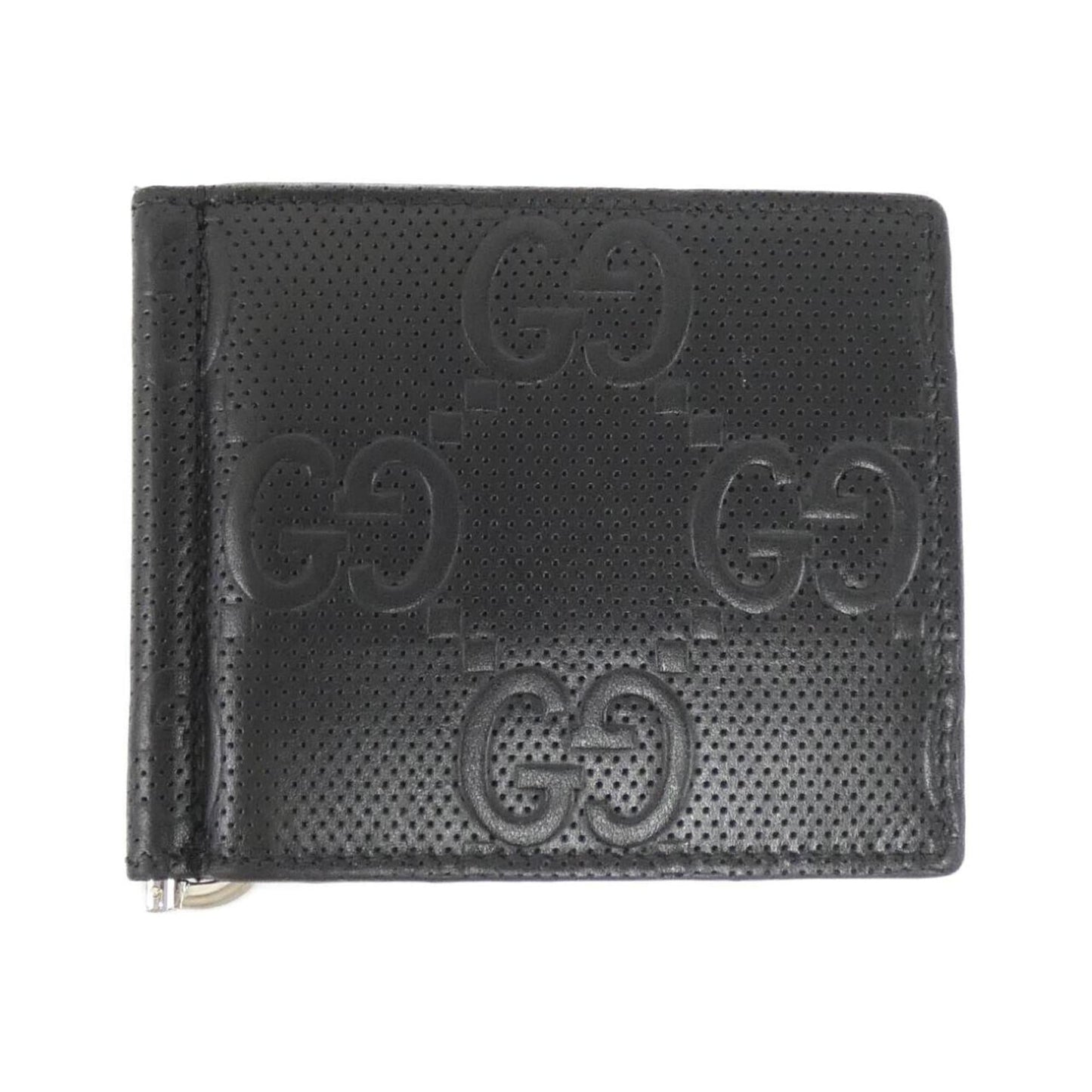 Gucci Black Embossed Money Clip ()