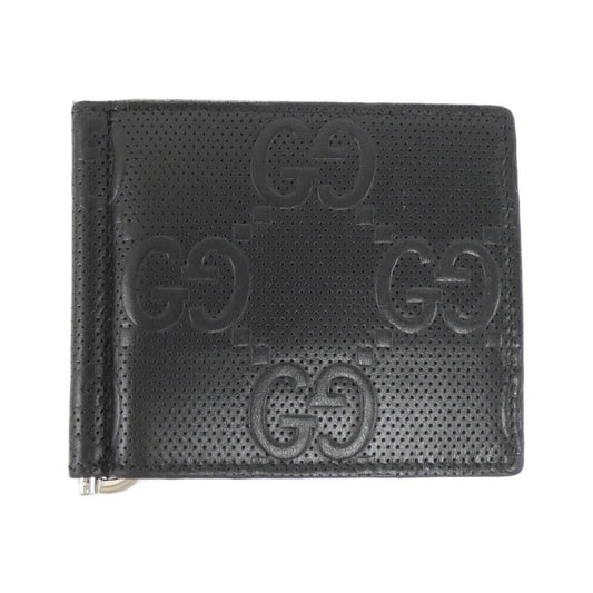 Gucci Black Embossed Money Clip ()