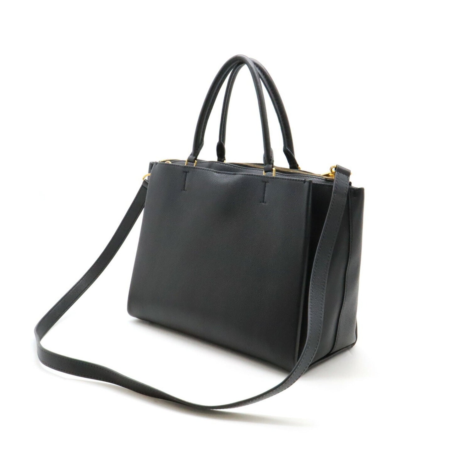 Louis Vuitton Black Noir Leather Handbag Shoulder Bag