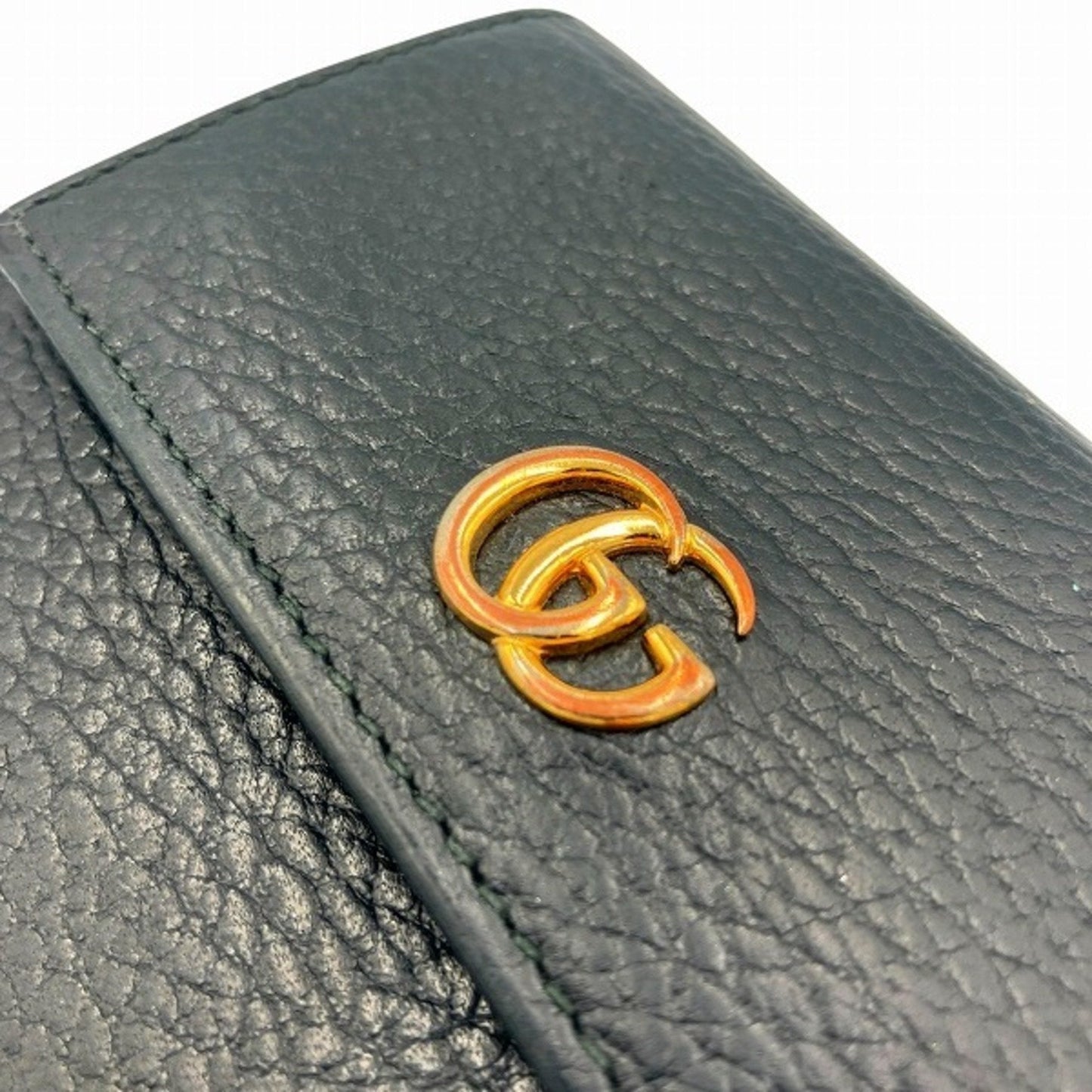 Gucci Black Leather Wallet (Tri-Fold)