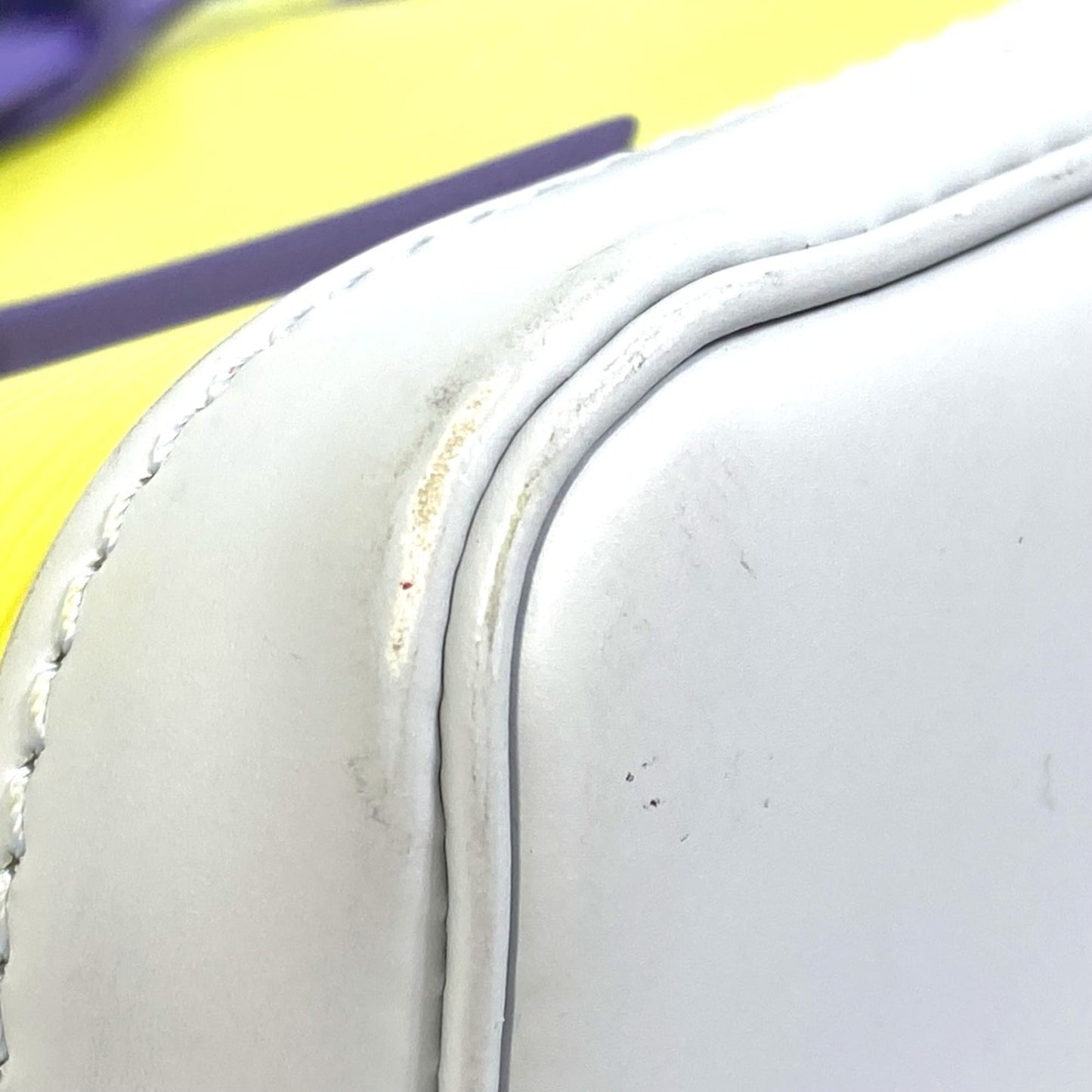 Louis Vuitton Yellow Leather Shoulder Bag