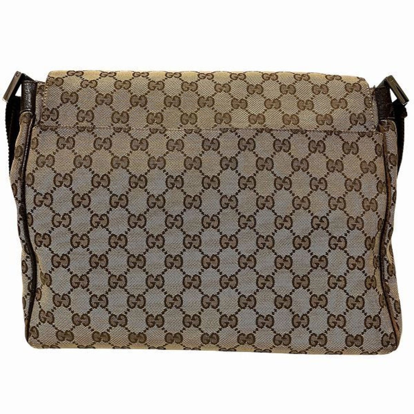 Gucci Brown Canvas Shoulder Bag