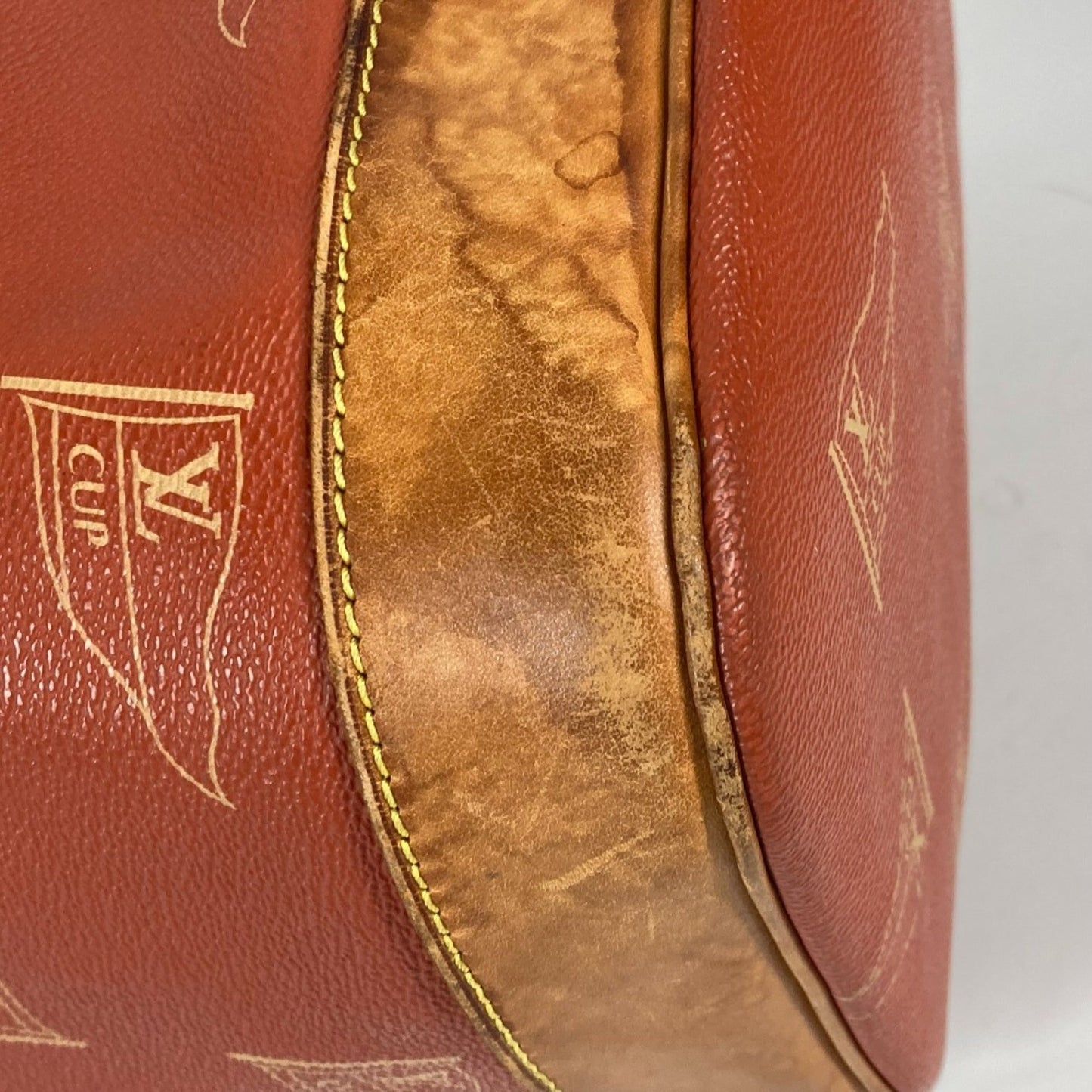 Louis Vuitton Brown Pvc Leather Shoulder Bag