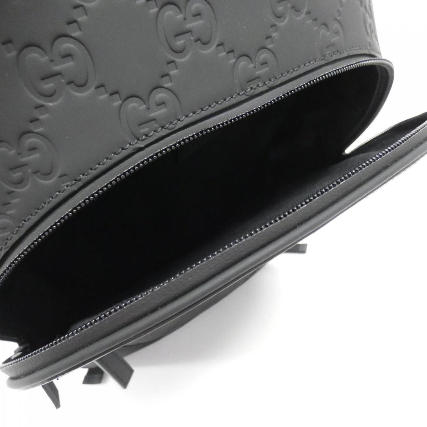 Gucci Black Leather Backpack