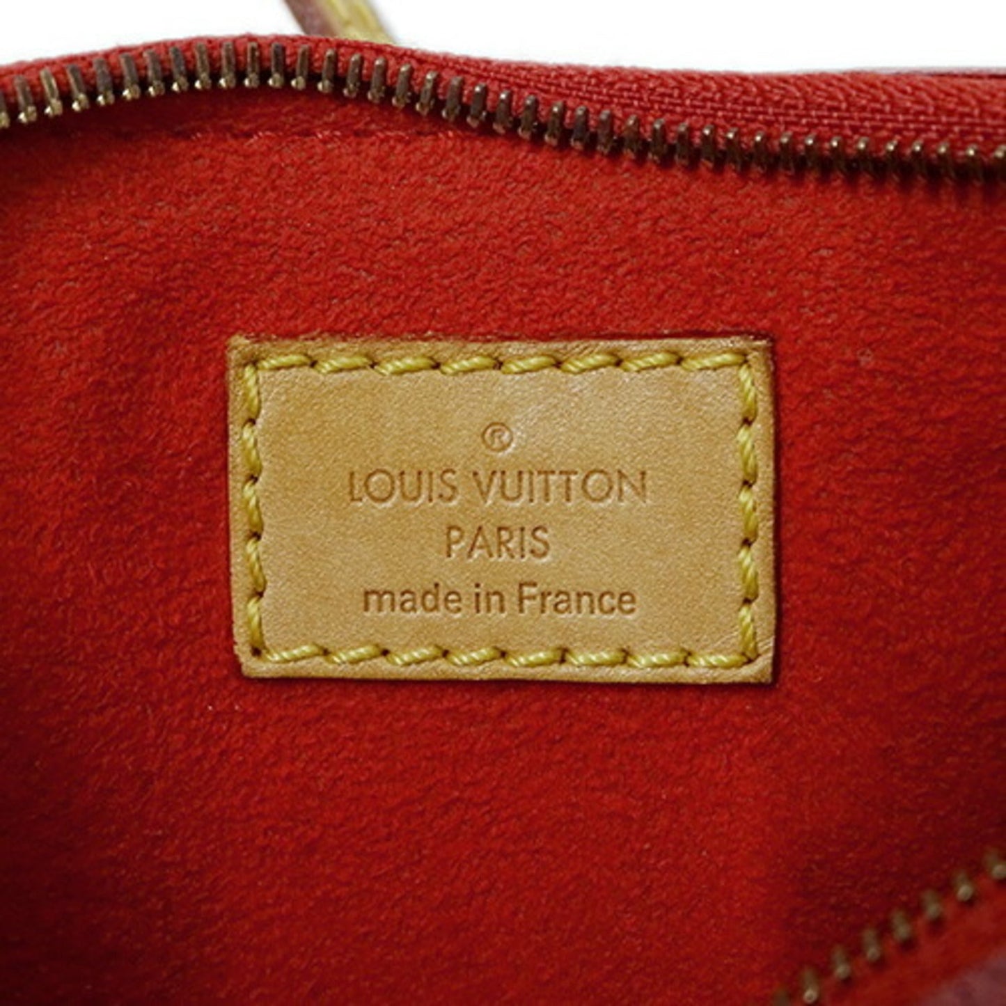 Louis Vuitton Brown Cerise Monogram Red Color White Monogram Shoulder Bag