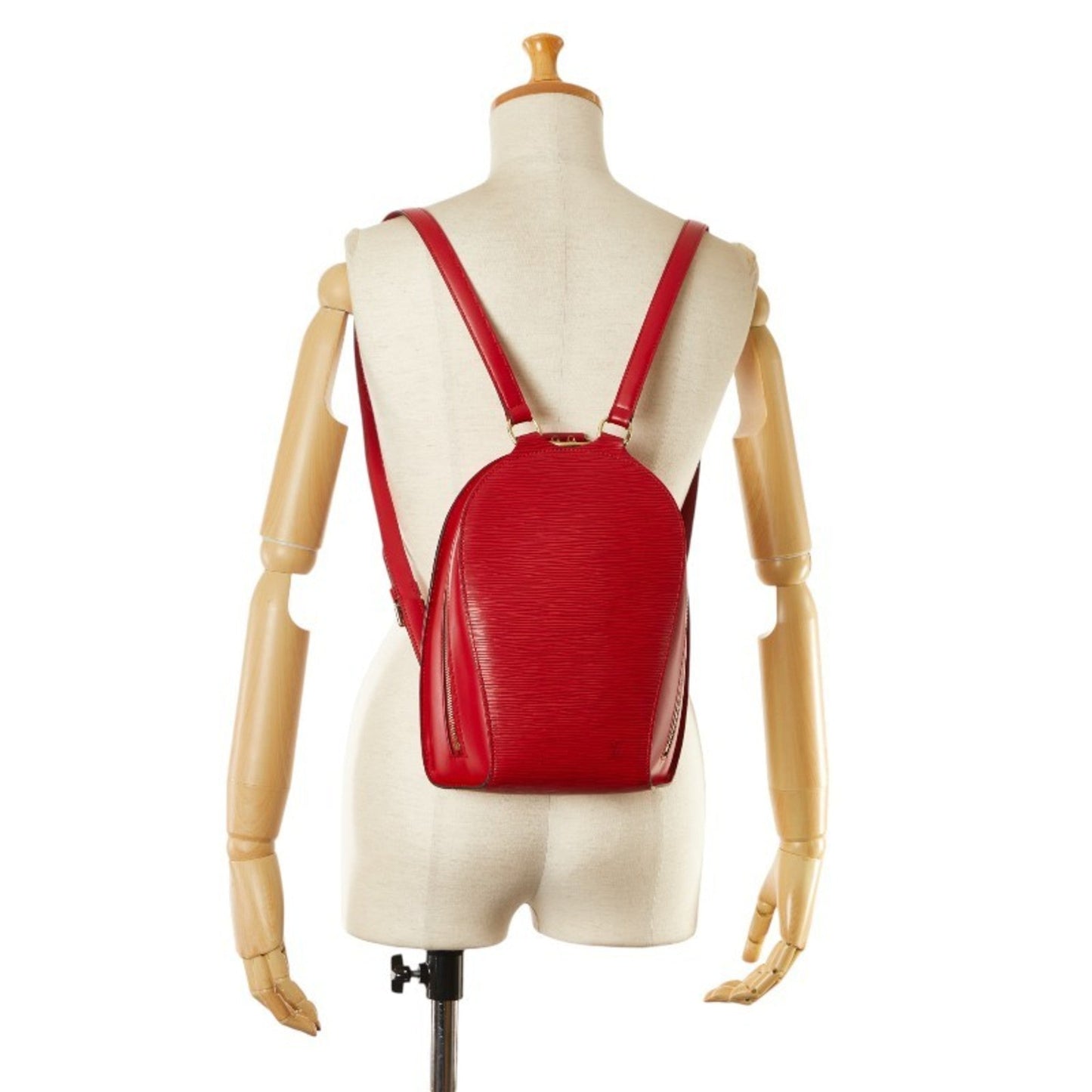Louis Vuitton Castilian Red Leather Backpack