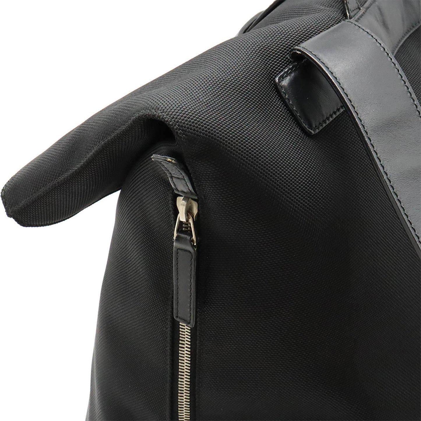 Gucci Black Green Red Color Canvas Leather Backpack