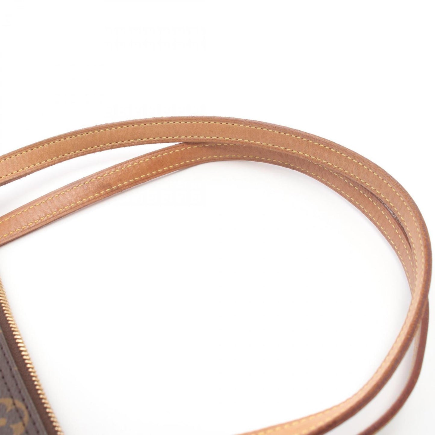 Louis Vuitton Brown Pvc Leather Shoulder Bag
