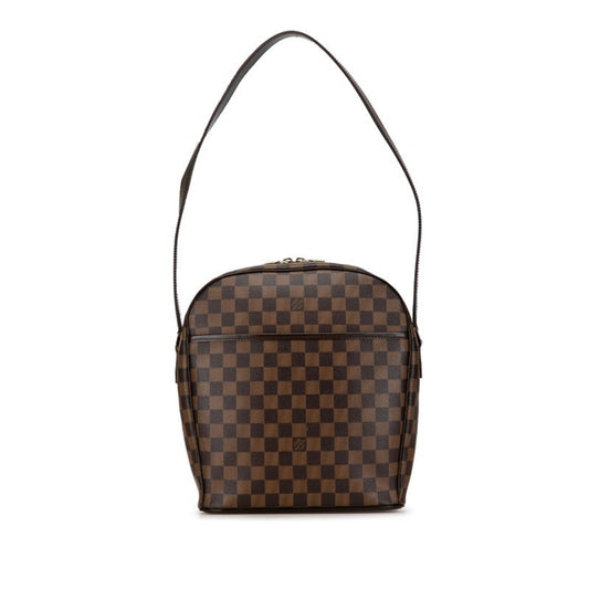 Louis Vuitton Brown Pvc Leather Pochette Pouch Shoulder Bag ()