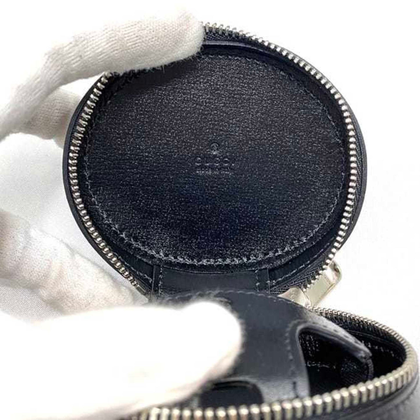 Gucci Black Gg Supreme Pochette Pouch Shoulder Bag
