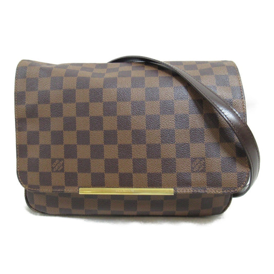 Louis Vuitton Brown Coated Canvas Damier Azur Pvc Shoulder Bag ()