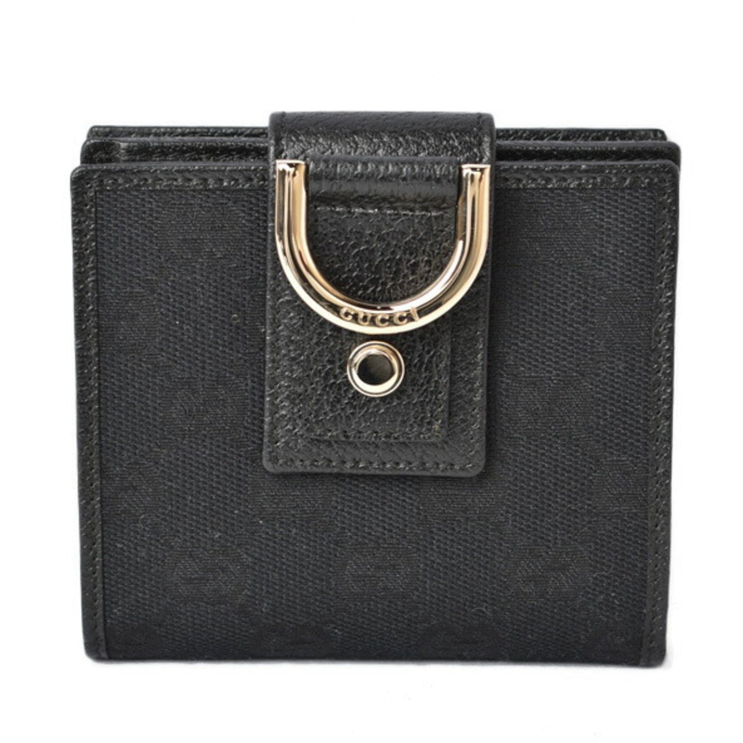 Gucci Black Gg Canvas Wallet (Bi-Fold) ()