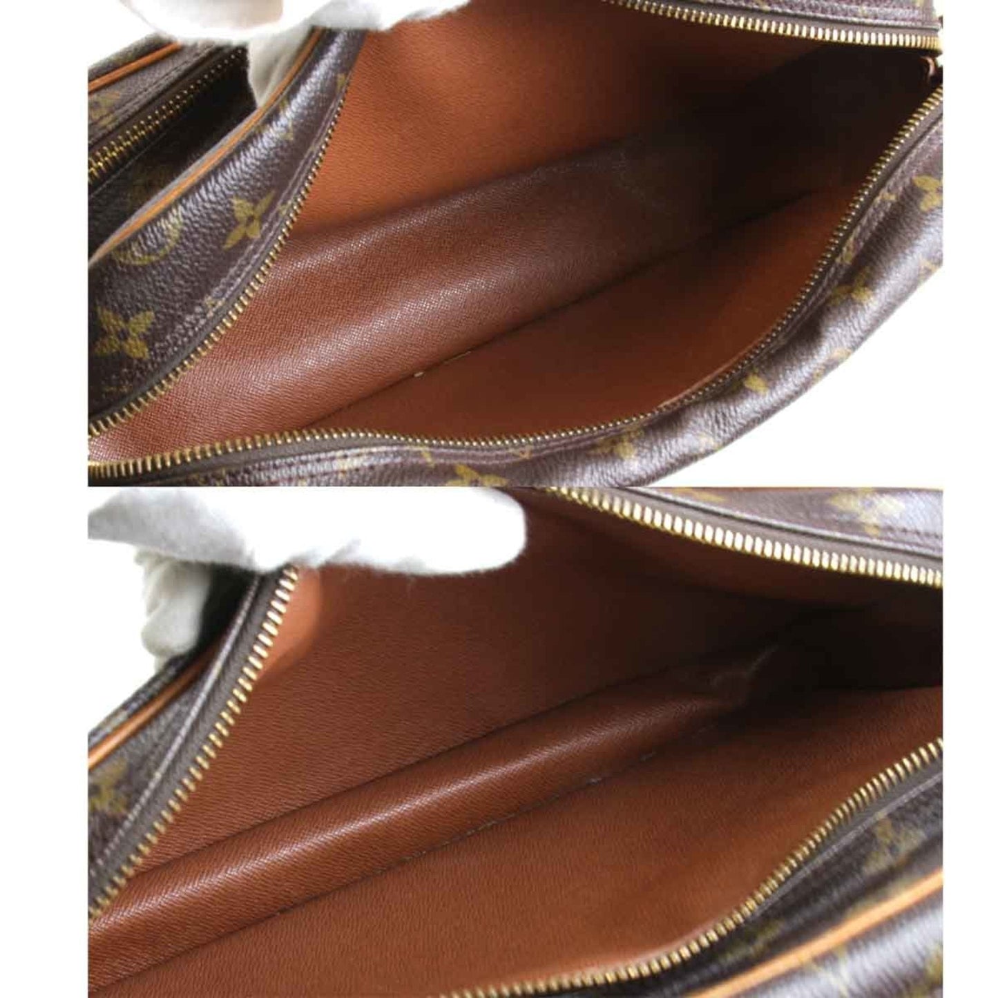 Louis Vuitton Brown Monogram Canvas Shoulder Bag