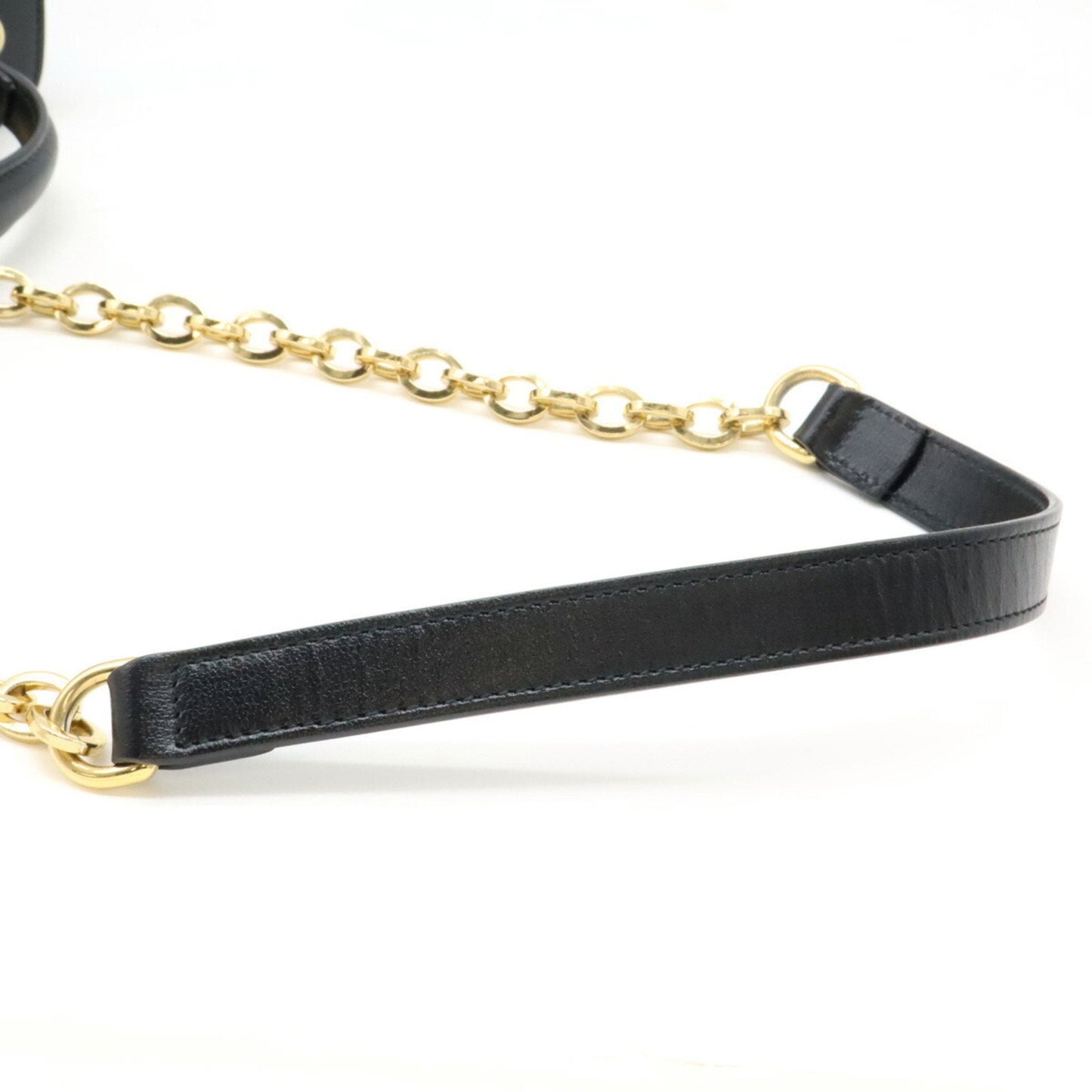 Gucci Black Leather Handbag Shoulder Bag