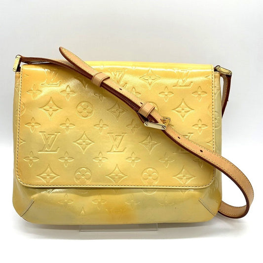 Louis Vuitton Yellow Vernis Shoulder Bag ()