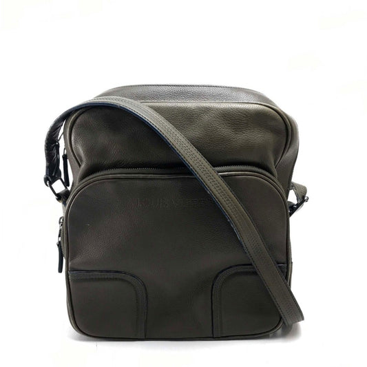 Louis Vuitton Brown Leather Shoulder Bag ()