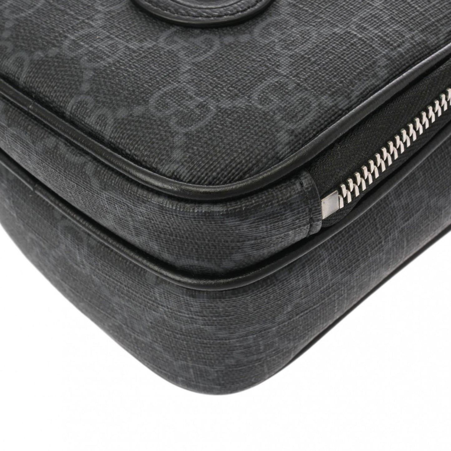 Gucci Black Pvc Leather Shoulder Bag