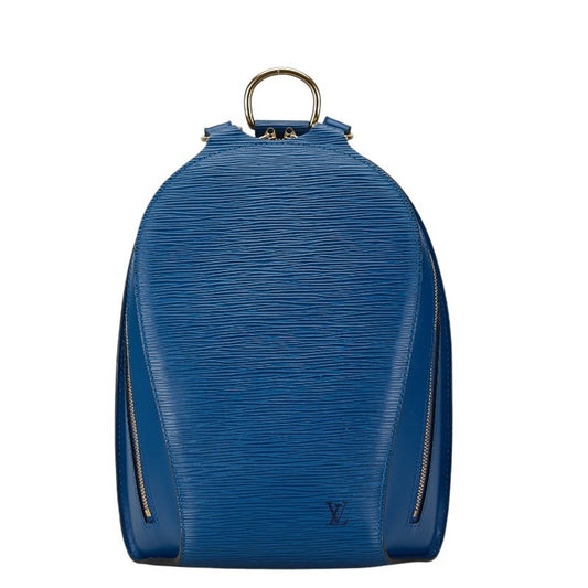 Louis Vuitton Toledo Blue Leather Backpack ()