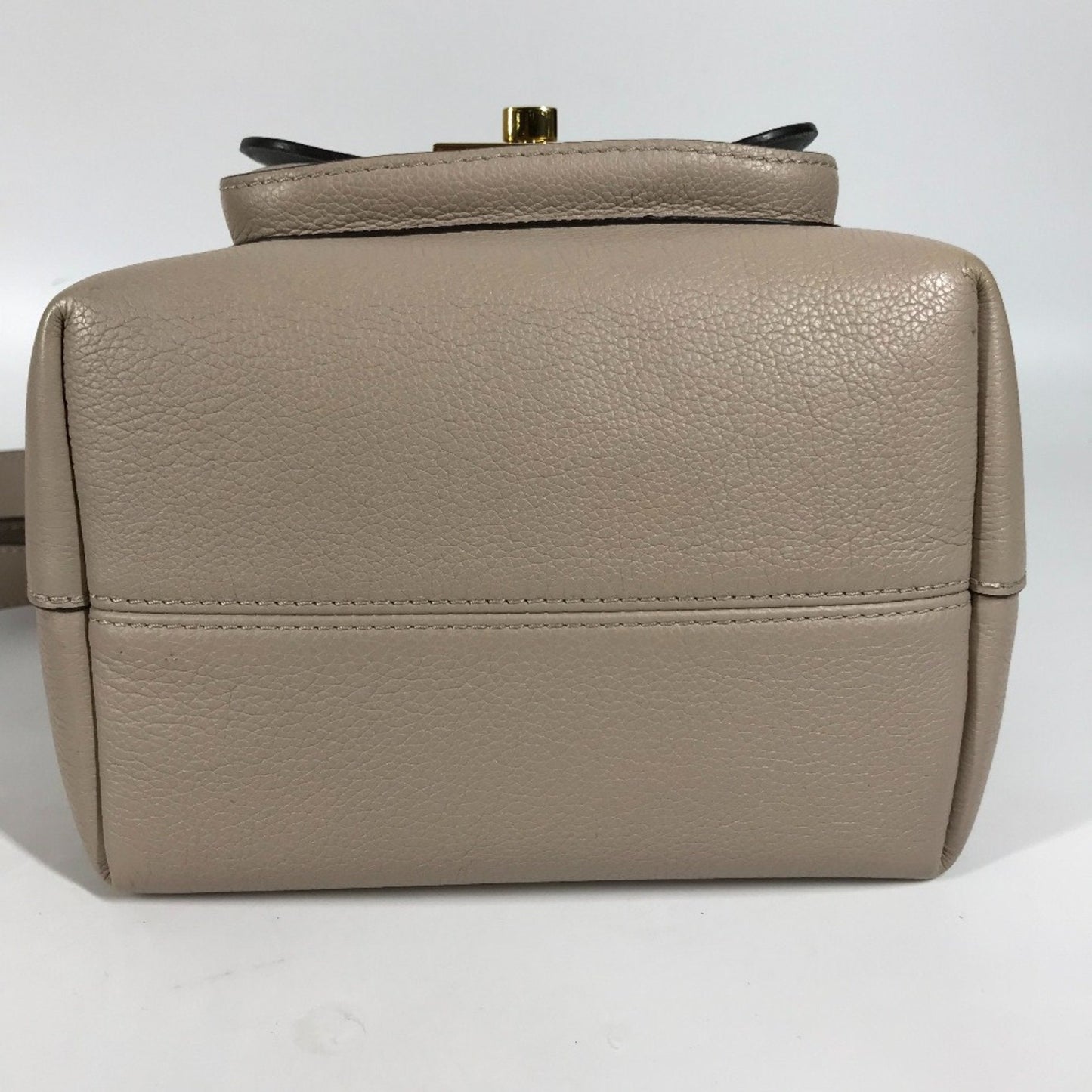 Louis Vuitton Beige Leather Shoulder Bag