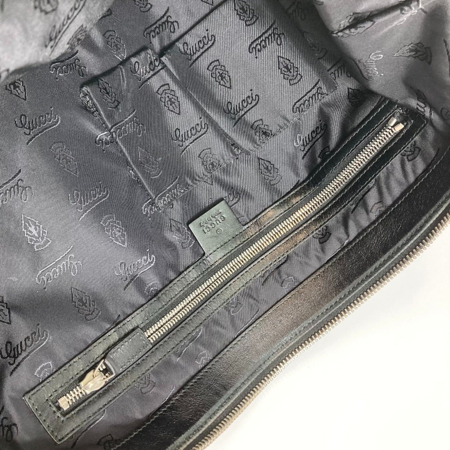 Gucci Black Cloth Shoulder Bag