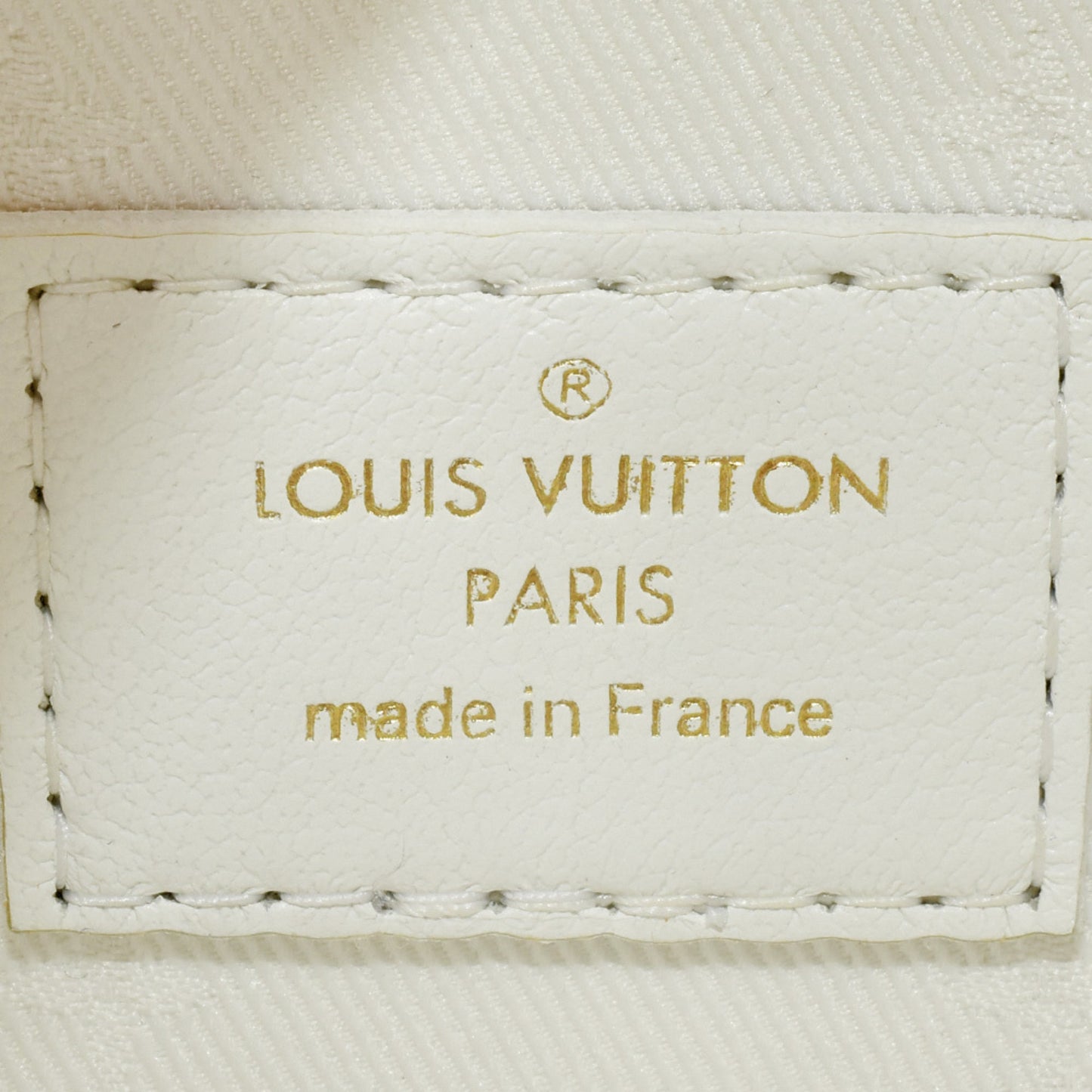 Louis Vuitton White Leather Handbag Shoulder Bag