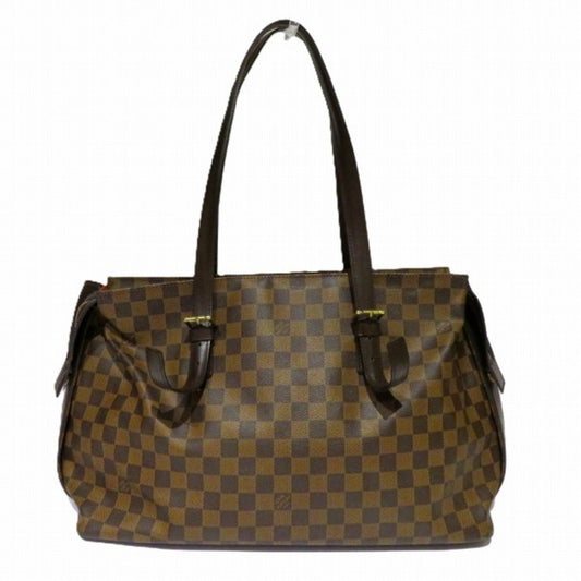 Louis Vuitton Brown Damier Canvas Shoulder Bag Tote Bag ()
