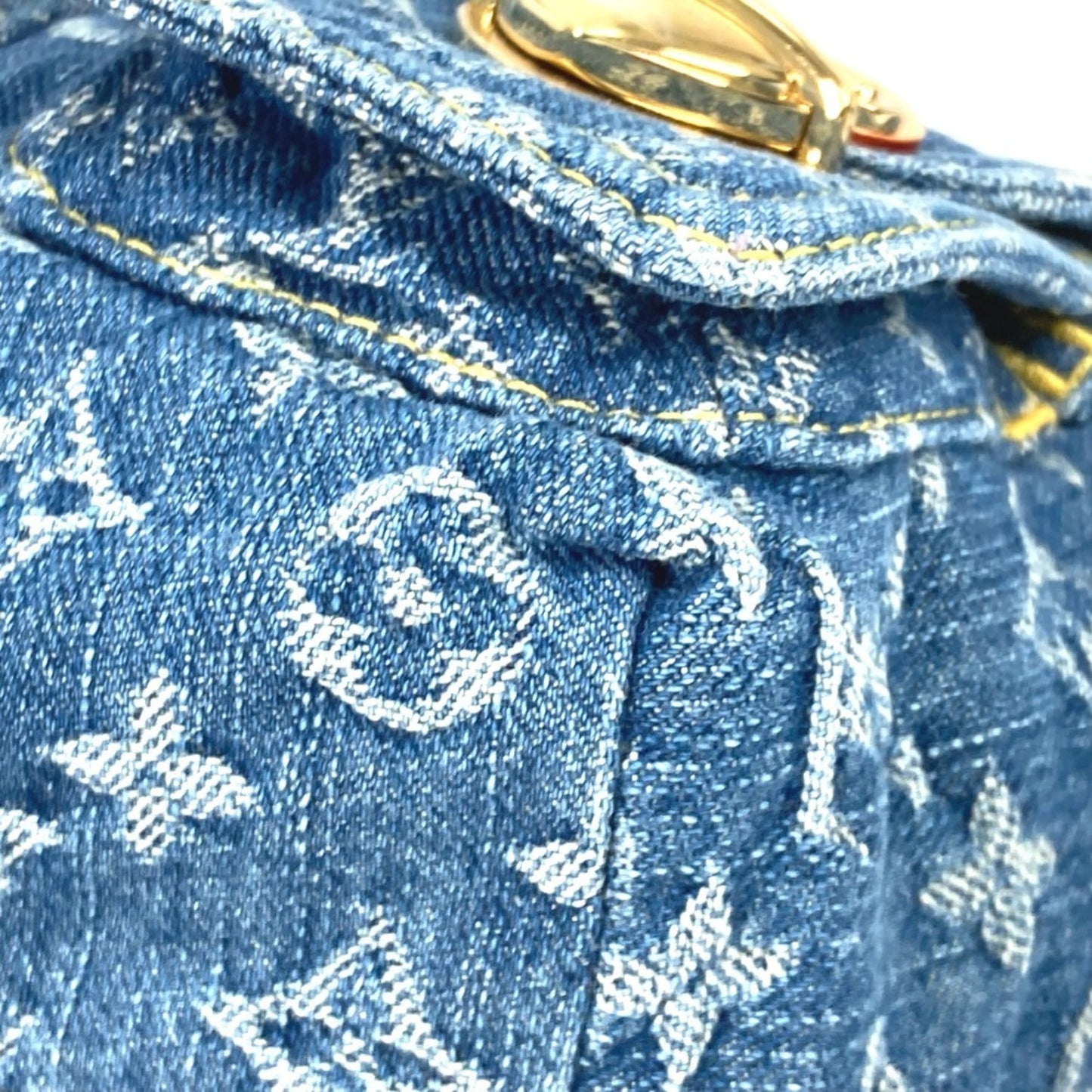 Louis Vuitton Blue Monogram Denim Backpack