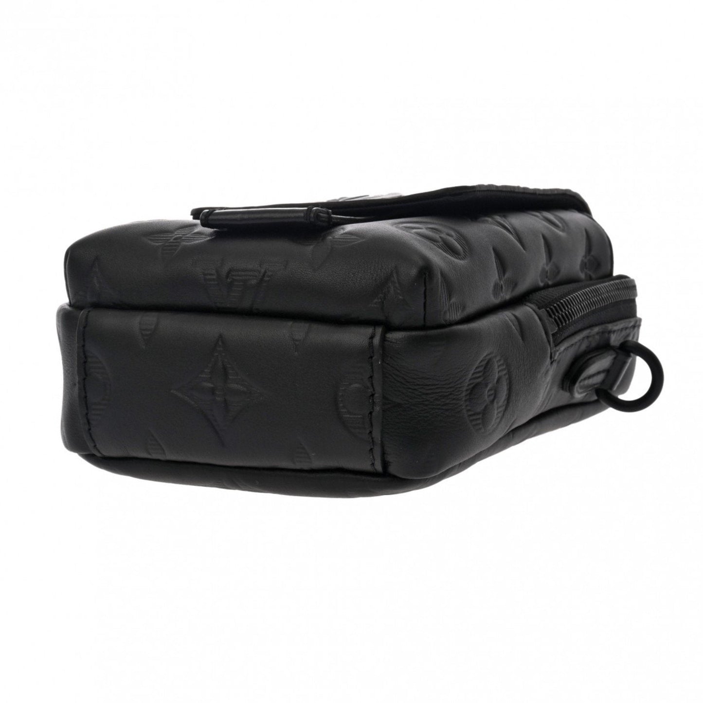 Louis Vuitton Noir Leather Shoulder Bag