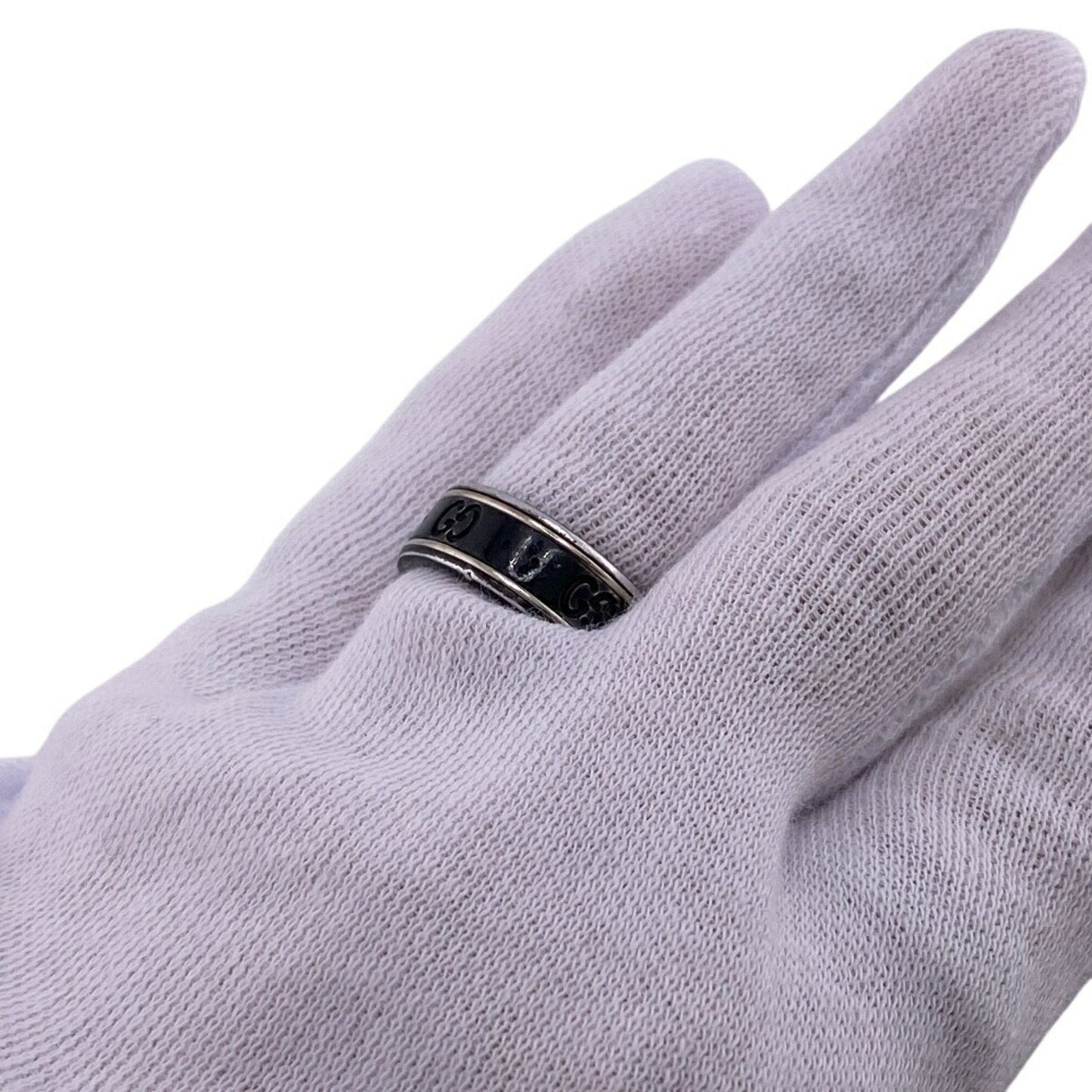 Gucci Black Ceramic Band Ring