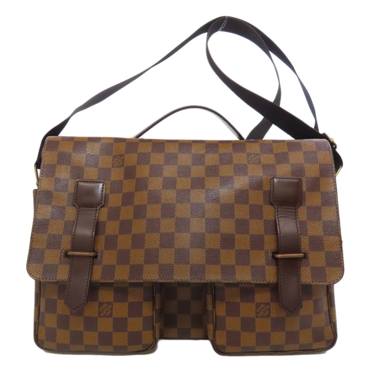 Louis Vuitton Damier Canvas Ebene Damier Canvas Shoulder Bag ()