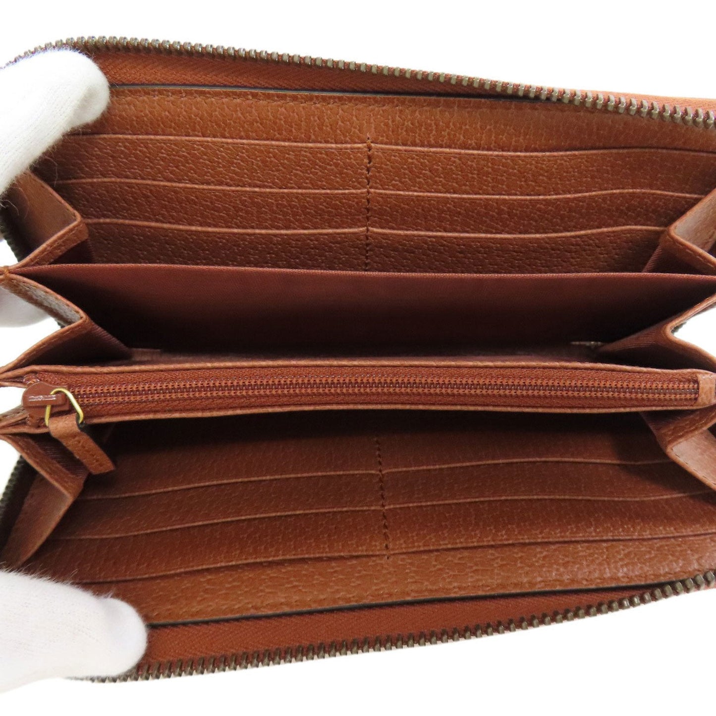 Gucci Brown Canvas Coin Purse/Coin Case