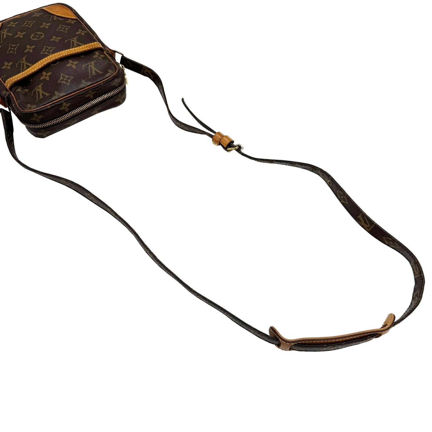 Louis Vuitton Brown Monogram Leather Pvc Shoulder Bag
