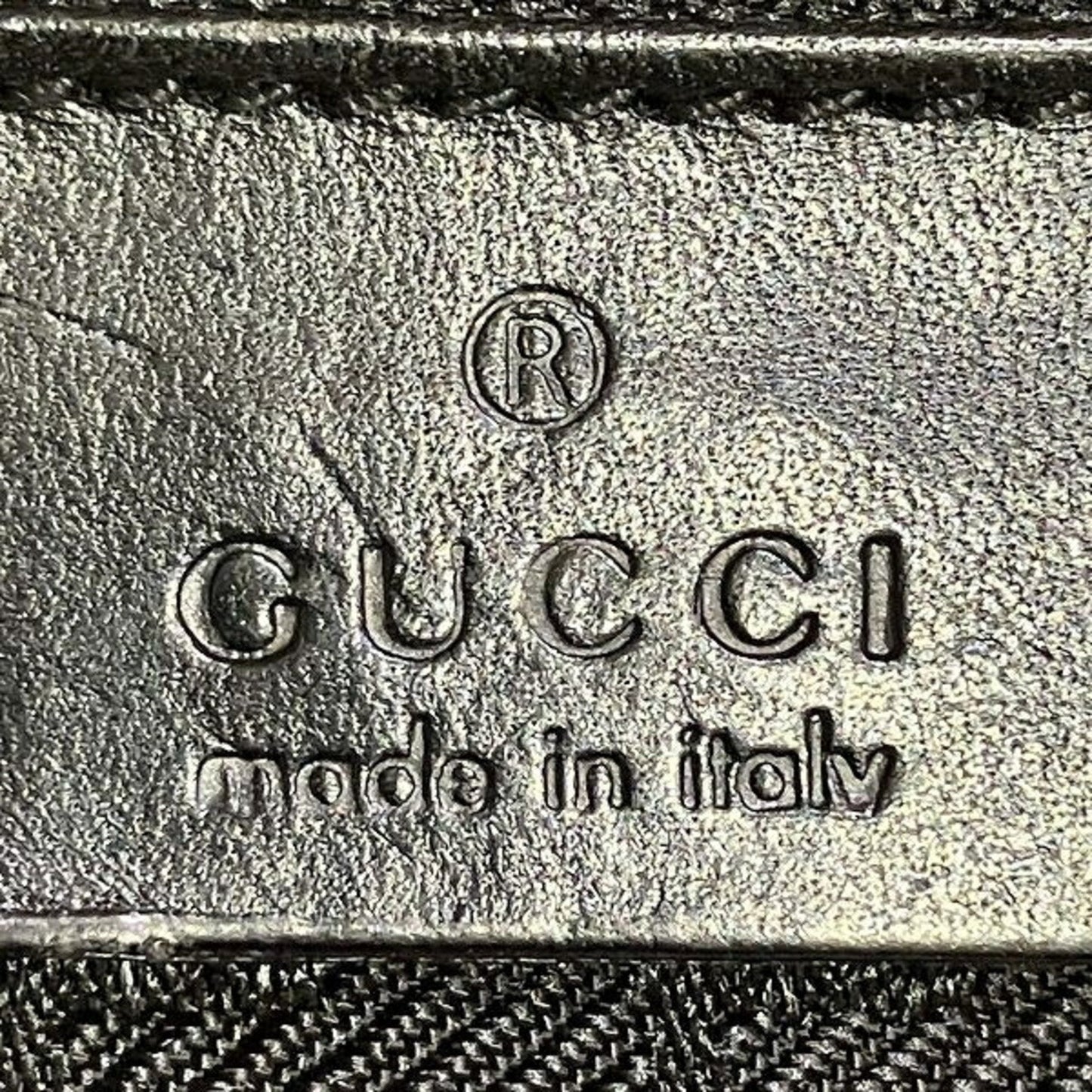 Gucci Black Nylon Leather Shoulder Bag