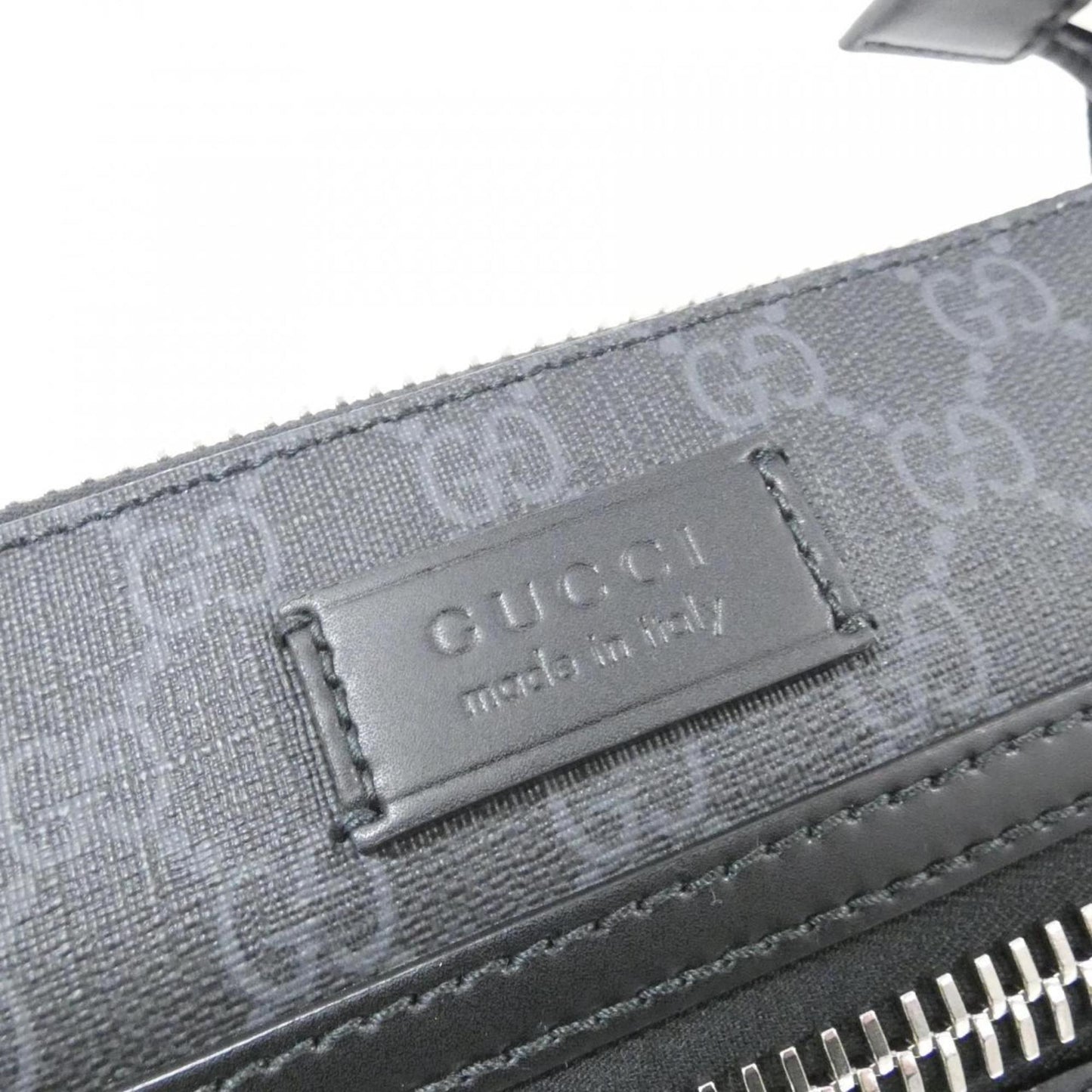 Gucci Black Gray Gg Supreme Shoulder Bag
