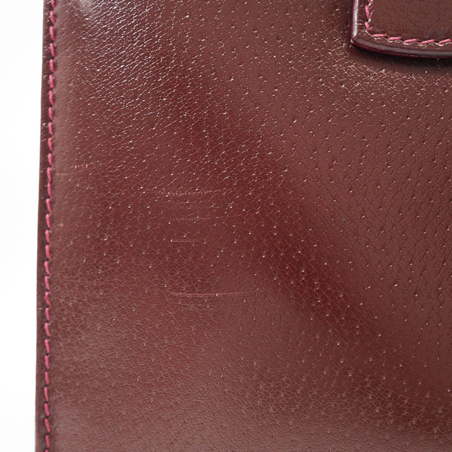Gucci Bordeaux Leather Handbag