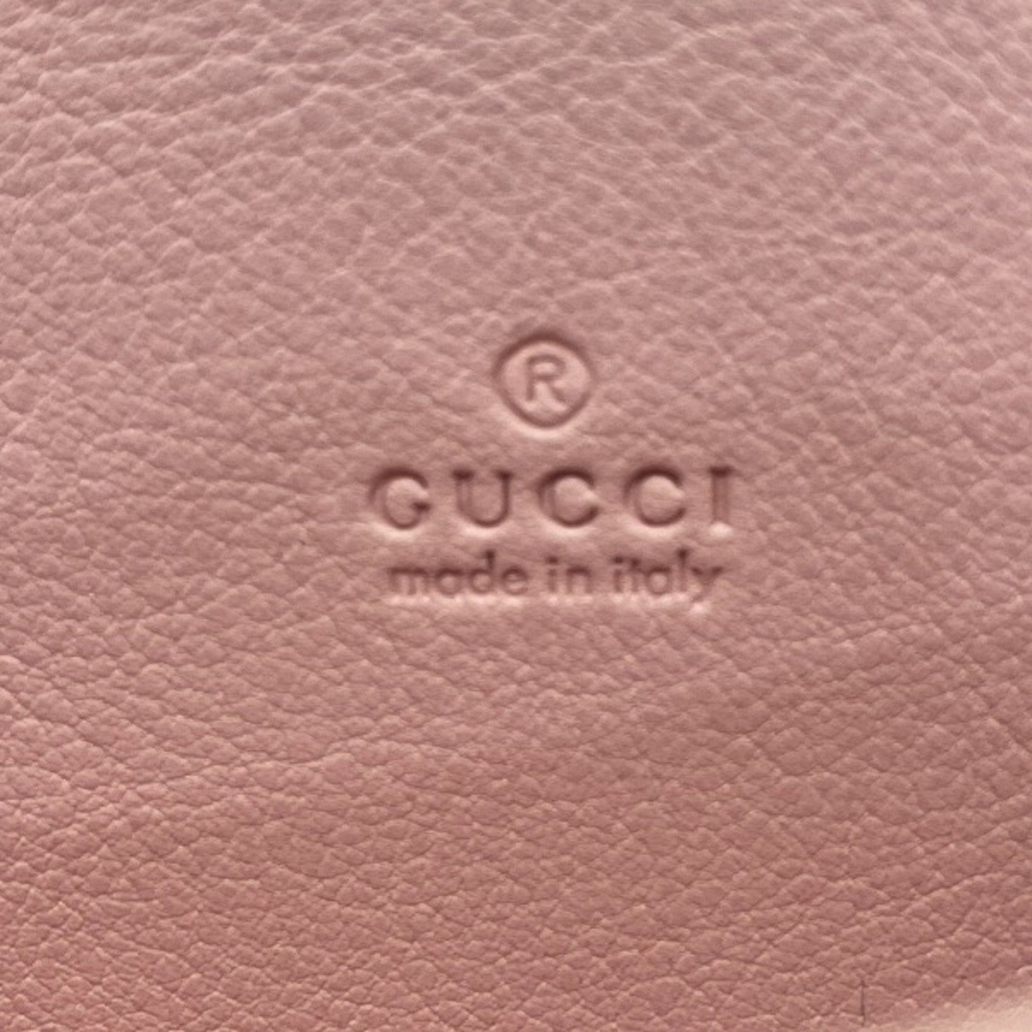 Gucci Beige Pink Pvc Coin Purse/Coin Case