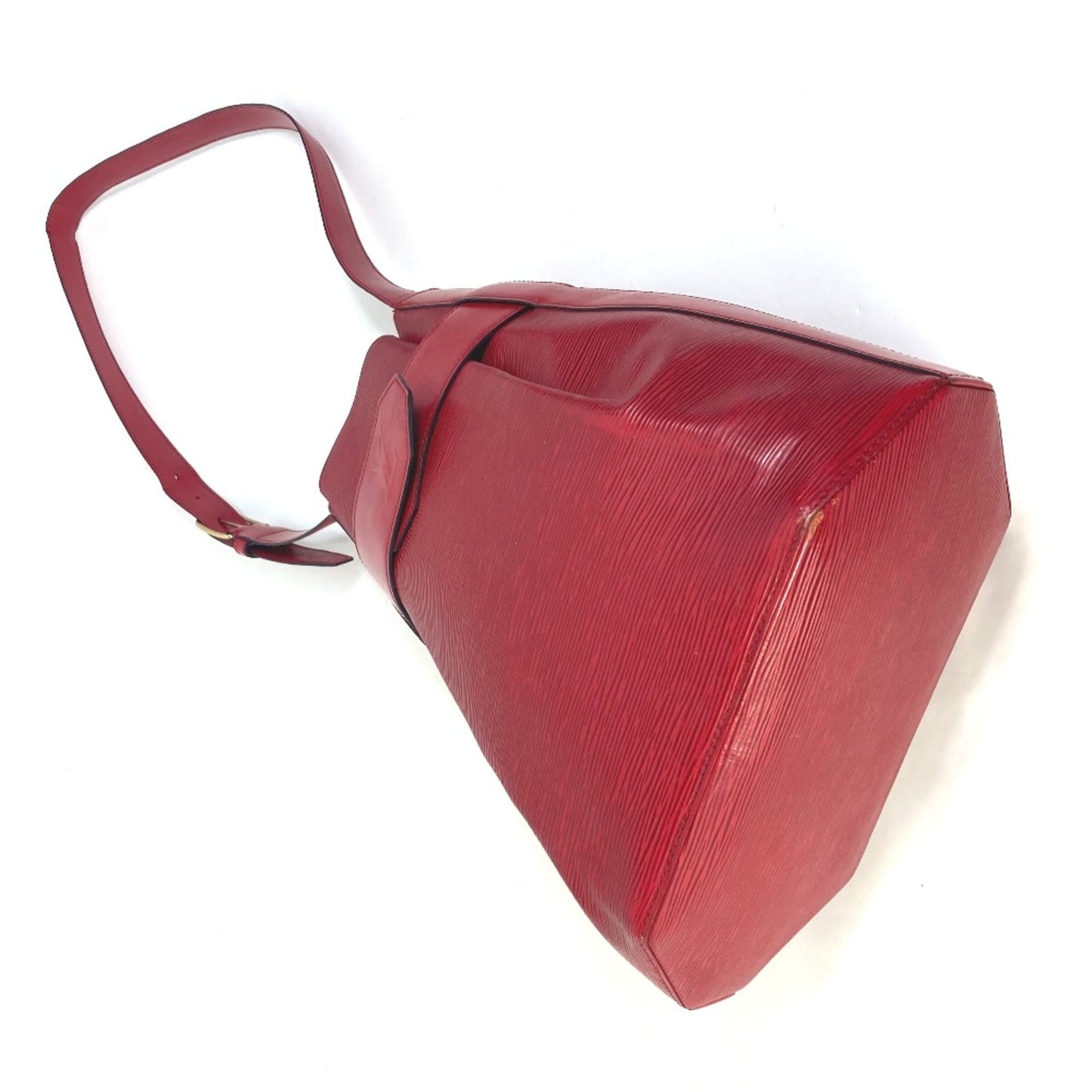 Louis Vuitton Red Leather Shoulder Bag