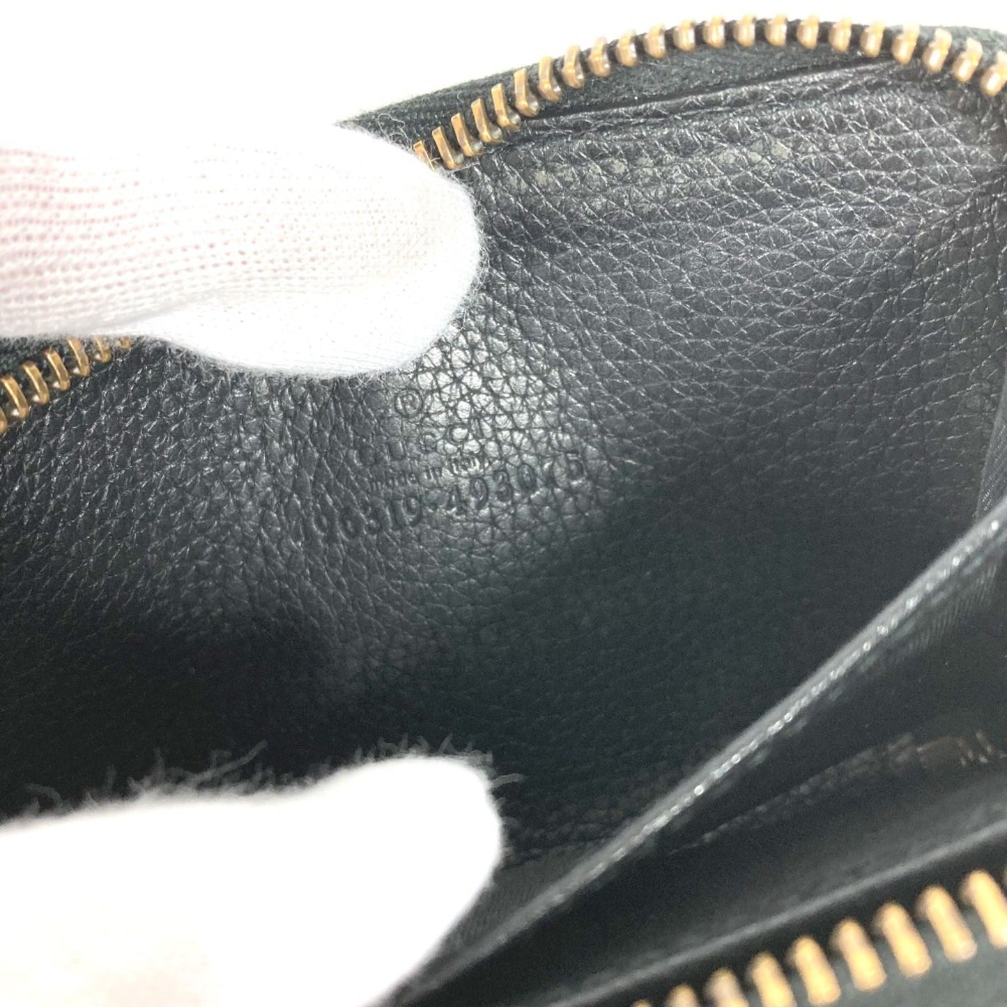 Gucci Black Leather Coin Purse/Coin Case