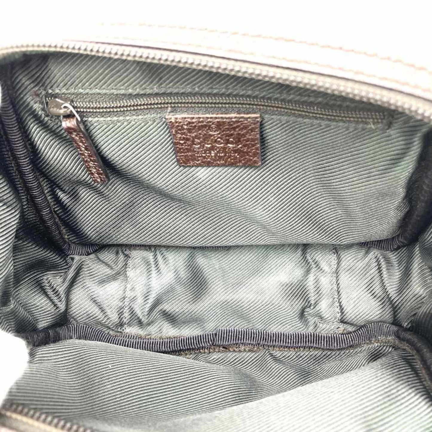 Gucci Beige Gg Canvas Pouch