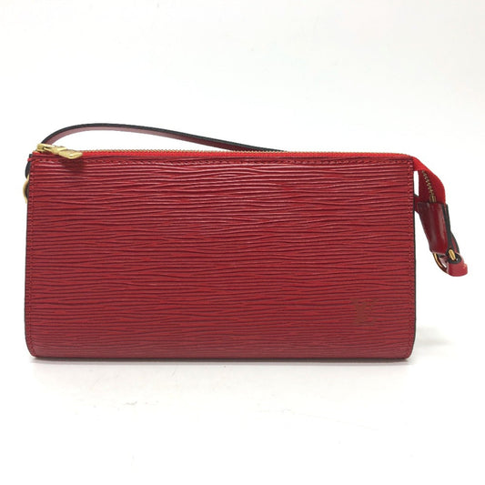 Louis Vuitton Red Leather Shoulder Bag ()
