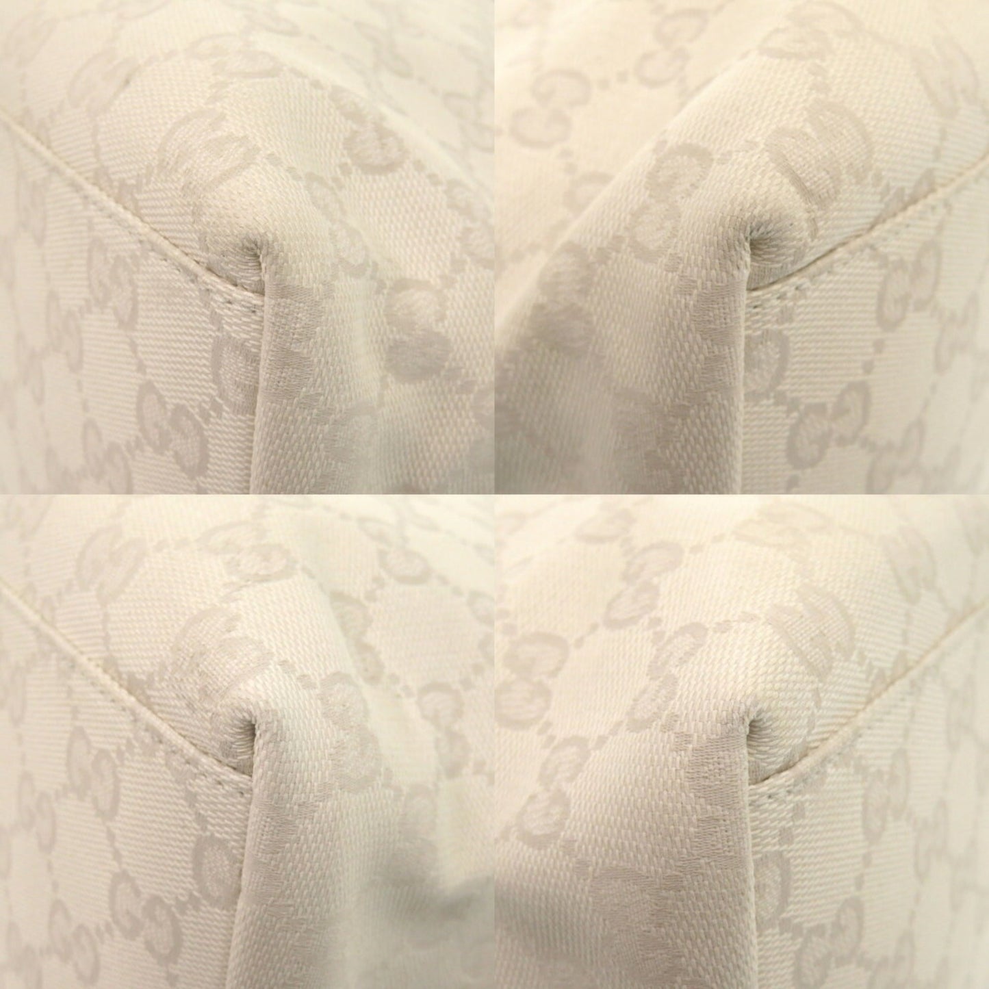 Gucci Ivory Gg Canvas Tote Bag