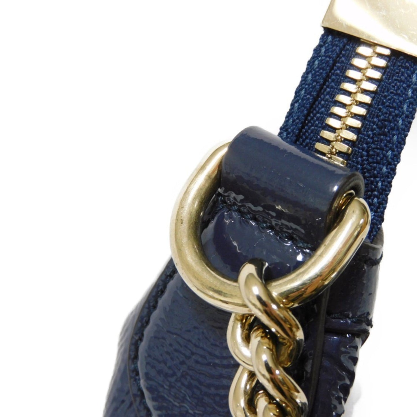 Gucci Soho Navy Patent Leather Shoulder Bag